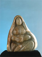 Buddha Woman / 1988 / alabaster