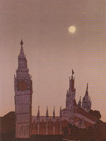 Big Ben at Twilight / 1982 / silkscreen