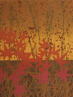 Autumn Fields / 1986 / silkscreen