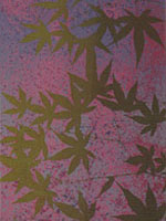 Leaves / 1986 / silkscreen