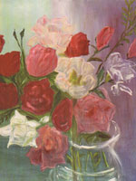 Roses / 1980 / oil on canvas
